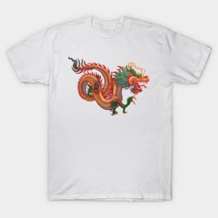 'Imagine Colorful Dragon Tattoo' Dragons Gift T-Shirt